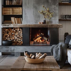 Paz Ardiente: Relajación En Medio De Las Llamas - Orquesta de Música Relajante