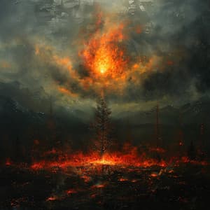 Ecos De Llamas: Pulso De Música Ardiente - karmacósmico