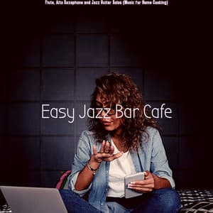 Flute, Alto Saxophone and Jazz Guitar Solos - Easy Jazz Bar Cafe