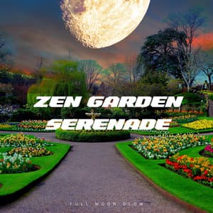 Zen Garden Serenade: 432 Hz Meditative Melodies - Full Moon Glow