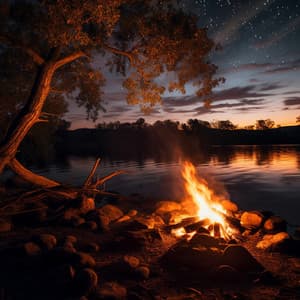 Fireside Tranquility: Binaural Bliss - Energy Orbiting Healing