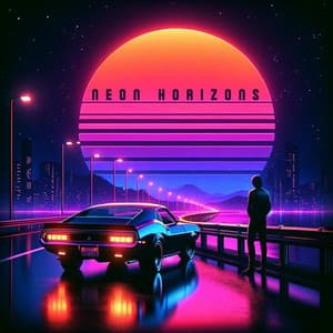 Neon Horizons: Cruising Through Midnight - Friday Night Music Zone