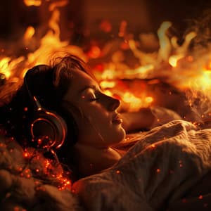 Binaural Warmth: Fire Sleep Soundscapes - Sleeping Music
