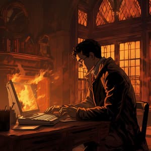 Serene Study by the Firelight: Cantata's Wisdom - Our Glorious Nature