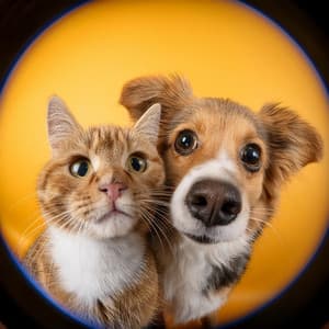 Sonidos Tranquilos Para Mascotas: Armonía Con Hip Hop - Arrastre de ondas cerebrales de latidos binaurales