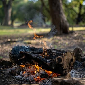 Paisajes Sonoros De Fuego Puro: Llamas Calmantes Y Relajantes - Sonidos de la naturaleza con música