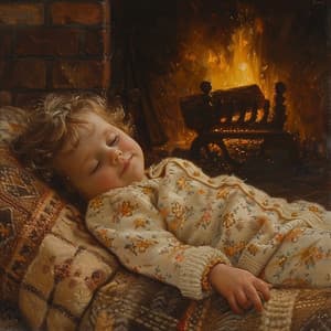 Ambiente De Fuego Suave Y Calmo Para Un Sueño Tranquilo Para El Bebé - Bebé Música Soledad