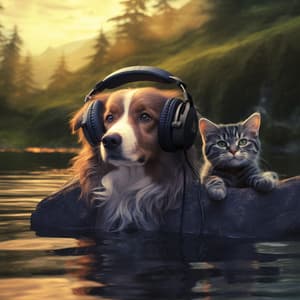 Gentle Streams: Pets Water Melodies - Relaxing Pet Music