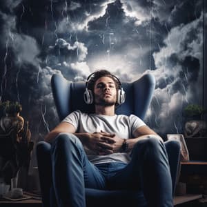 Relaxing Thunder: Gentle Strums Resonating - Smooth Chill Playlist