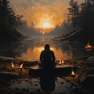 Armonía Tranquila De Las Brasas: Fusión De Spa Y Música - Tulipanes rosas