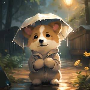 Paseo De Lluvia: Melodías Relajantes Para Perros - Música instrumental fácil de escuchar