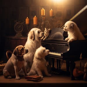 Piano Companions: Pets Joyful Echoes - Pet Care Music Therapy