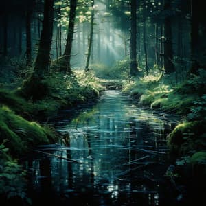 Study with Meditation Water Sounds: Gentle River Focus - Flow Zen Silent