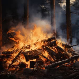 Melodías De Meditación Con Brasas: Sinfonía De Llamas Armónicas - Música de la naturaleza Canciones de la naturaleza
