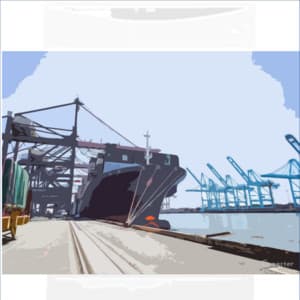 Shipping Yard Sounds for Background Sound and White Noise - White Noise for Studying