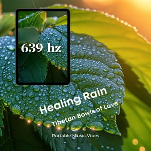 639 Hz Healing Rain: Tibetan Bowls of Love - Portable Music Vibes
