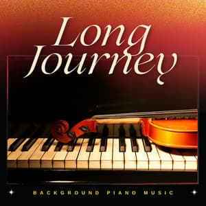 Long Journey: Gentle Piano - Background Piano Music.