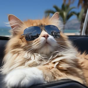 Oasis Radiante Para Gatos: Ondas Theta, Lluvia - Grabaciones de ritmos binaurales