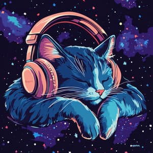 The Chill Cat Relaxes Whilst Listening to Lofi Beats - Music For Cats