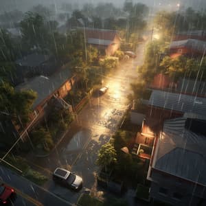 Tranquil Rain for Pets: Calming Water Ambiance - Pet Care Music Therapy