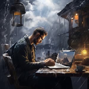 Estudio Tranquilo Con Las Gotas Del Piano Lluvioso - Espacio sagrado tranquilo