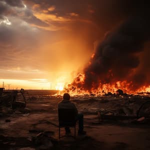 Eficiencia Al Borde Del Fuego y A La Luz De La Luna: Música Relajante De Fuego - Sonidos esenciales de la naturaleza