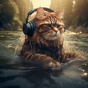 Water Whiskers: Cats Soothing Purrs - Cats Music Cradle