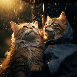 Rainy Pet Symphony: Serene Rainy Pet Retreat - Peaceful Night Pets