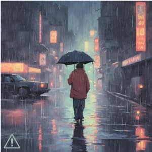 Study In The Rain - Joseph Hartman