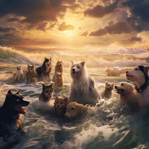 Ondas Caninas Armónicas: Serenidad Musical Para Perros - Paisajes sonoros del Pacífico