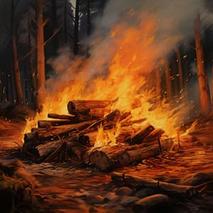 Nanas Tranquilas Del Fuego: Música Para Dormir - Asociación de sonidos nocturnos