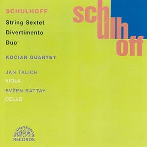 Schulhoff: Divertimento, Sextet, Duo. Chamber Works, Vol. 2 - Erwin Schulhoff