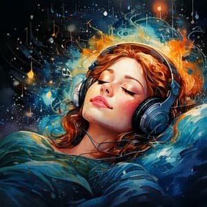 Lofi Sleep: Gentle Night Rhythms - Binaural Beats Study Tones