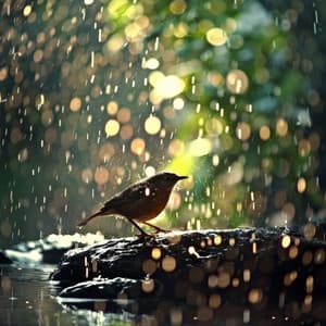 Melodía De Lluvia: Aves Binaurales En El Abrazo De La Naturaleza - 92 96 Hz - Declaración binaural
