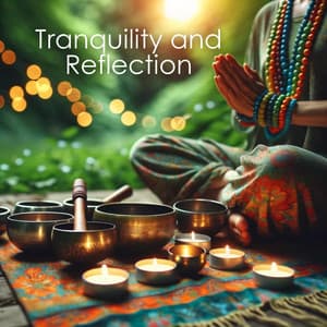 Tranquility and Reflection: Meditation Space with Tibetan Bowls, Healing Through Sound - Balanced Yoga Life