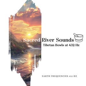 Sacred River Sounds: Tibetan Bowls at 432 Hz - Earth Frequencies 432 Hz