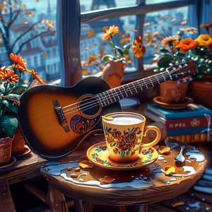 Sunny Morning in My Homeland - Jazz Guitar - Coffee Jazz Melody