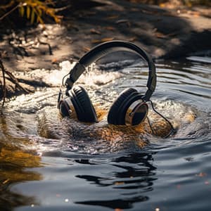 Water Echoes: Rivers Rhythmic Pulse - The Binaural Beats Factory