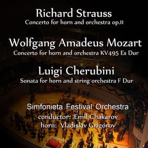 Richard Strauss-Wolfgang Amadeus Mozart-Luigi Cherubini: Selected Works - Simfonieta Festival Orchestra