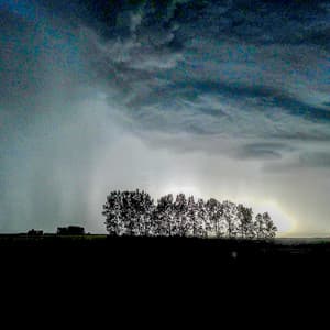 12am Ambient: Dark Clouds, Deep Calm - Meditation Rain Sounds