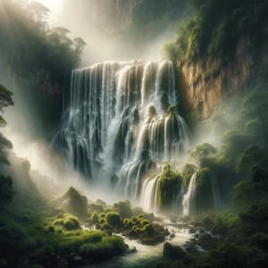 Peacefull Waterfall - Luna Waterfall
