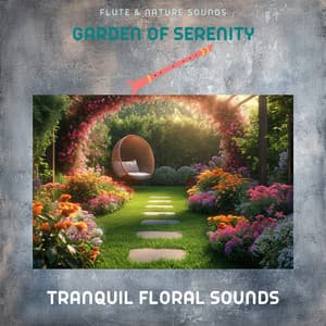 Garden of Serenity: Tranquil Floral Sounds - Flute & Nature Sounds