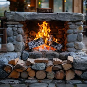 Noche De Fuego Tranquila: Sonidos Tranquilos Para Dormir - Club de cuentos antes de dormir