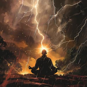 Binaural Thunder Zen: Meditation in Storms - Silent Meditation Zone