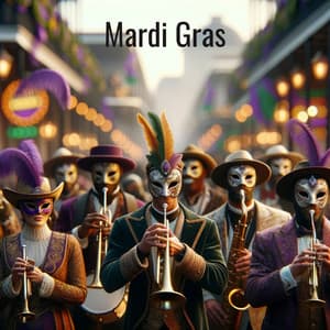 Mardi Gras Melodies: Dixieland Celebration - Jazzy Background Artists