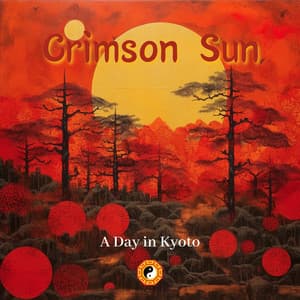 Crimson Sun: A Day in Kyoto - Chinese Yang Qin Relaxation