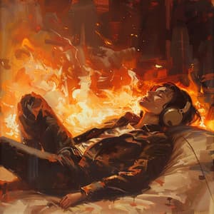 Relaxation Aura: Fire Symphony - The Relaxed Guy