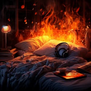 Binaural Fire Sleep: Gentle Ember Harmonies - Solfeggio Dreams