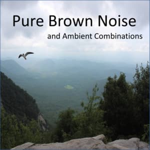Pure Brown Noise and Ambient Combinations, including Clothes Dryers, Waterfalls, Crickets - White Noise Sleeping Aid