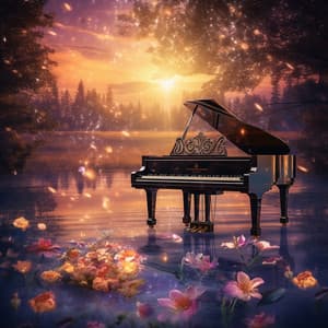 Twilight Harmonies: Piano Music Serenity - Moonlight Sonata